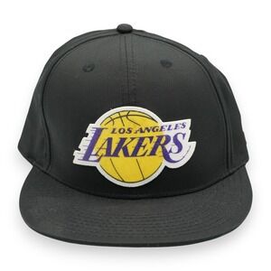 Ultra Game Los Angeles Lakers‎ Snapback Hat LA NBA Black Men's Cap